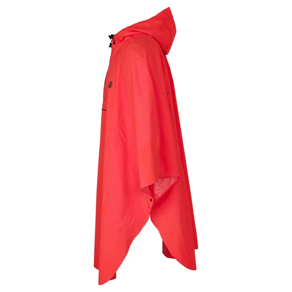 AGU Grant Essential Vanntett Poncho, Neon red AGU Grant Essential Vanntett Poncho, Neon red