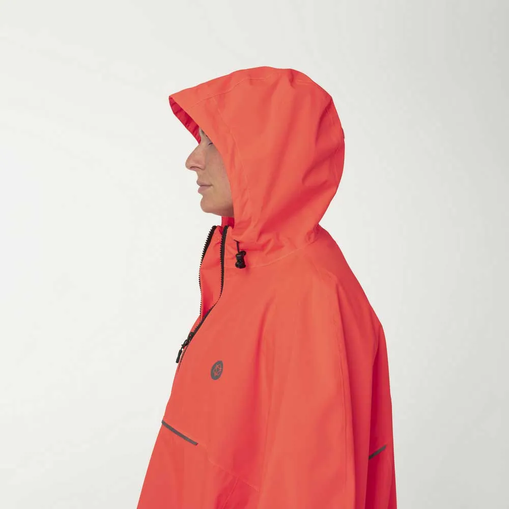 AGU Grant Essential Vanntett Poncho, Neon red AGU Grant Essential Vanntett Poncho, Neon red
