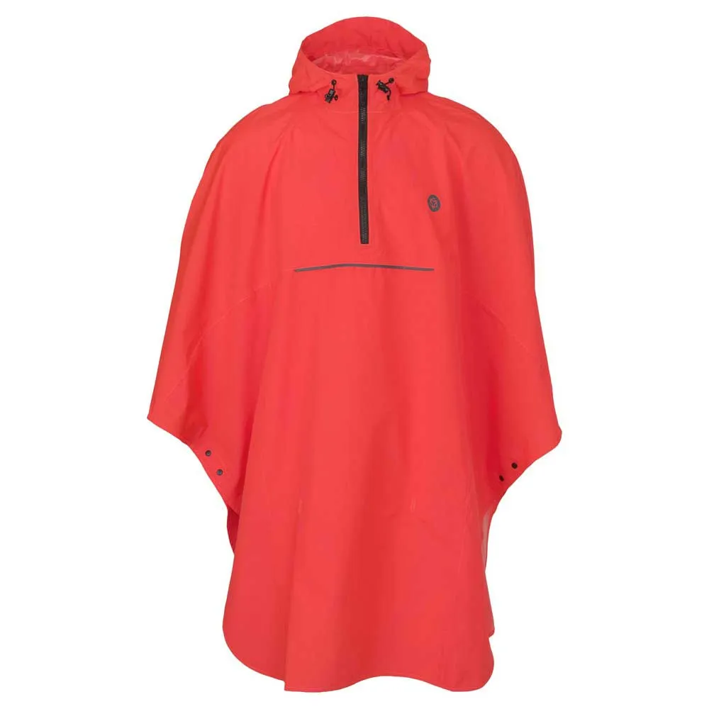 AGU Grant Essential Vanntett Poncho, Neon red AGU Grant Essential Vanntett Poncho, Neon red