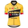 AGU Jumbo-visma Replica 2022 Kort Ermet Trøye, Black / yellow