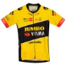 AGU Jumbo-visma Replica Kort Ermet Trøye, Black / yellow