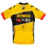 AGU Jumbo-visma Replica Kort Ermet Trøye, Black / yellow