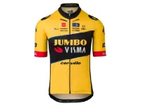 AGU Refurbished - AGU Jumbo Visma 2023 Replica Kortermet Sykkeltrøye Til Menn XXXL
