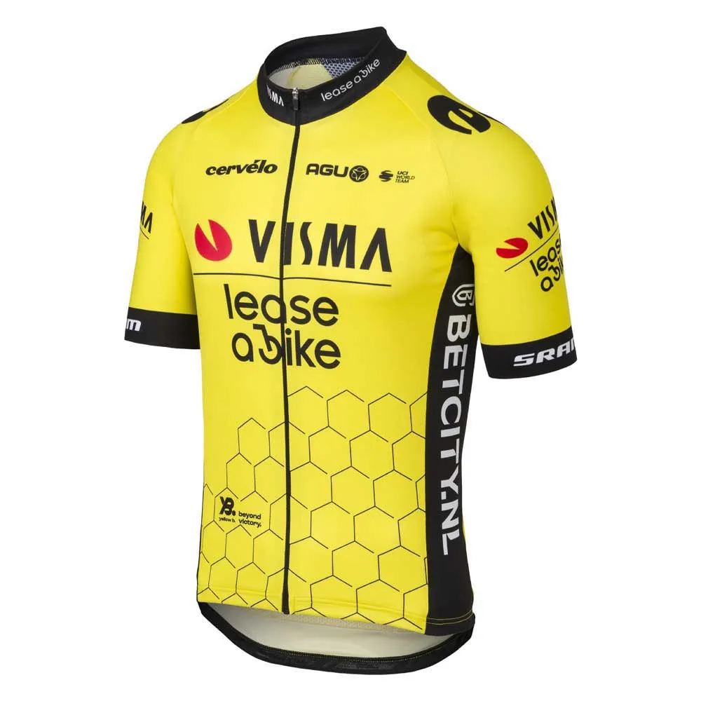 AGU Replica Visma | Lease A Bike 2024 Kort Ermet Trøye