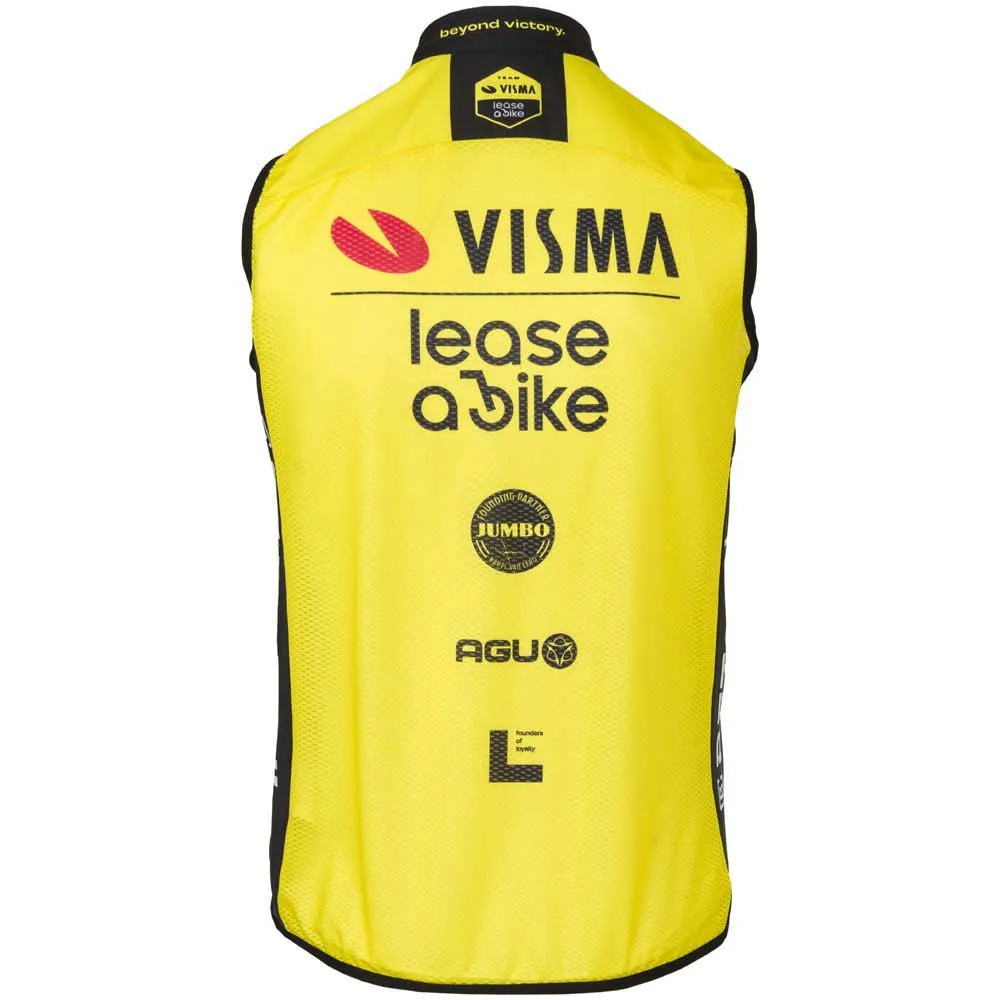 AGU Replica Visma | Lease A Bike 2024 Vest, Black / yellow