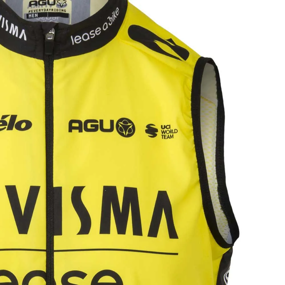 AGU Replica Visma | Lease A Bike 2024 Vest, Black / yellow