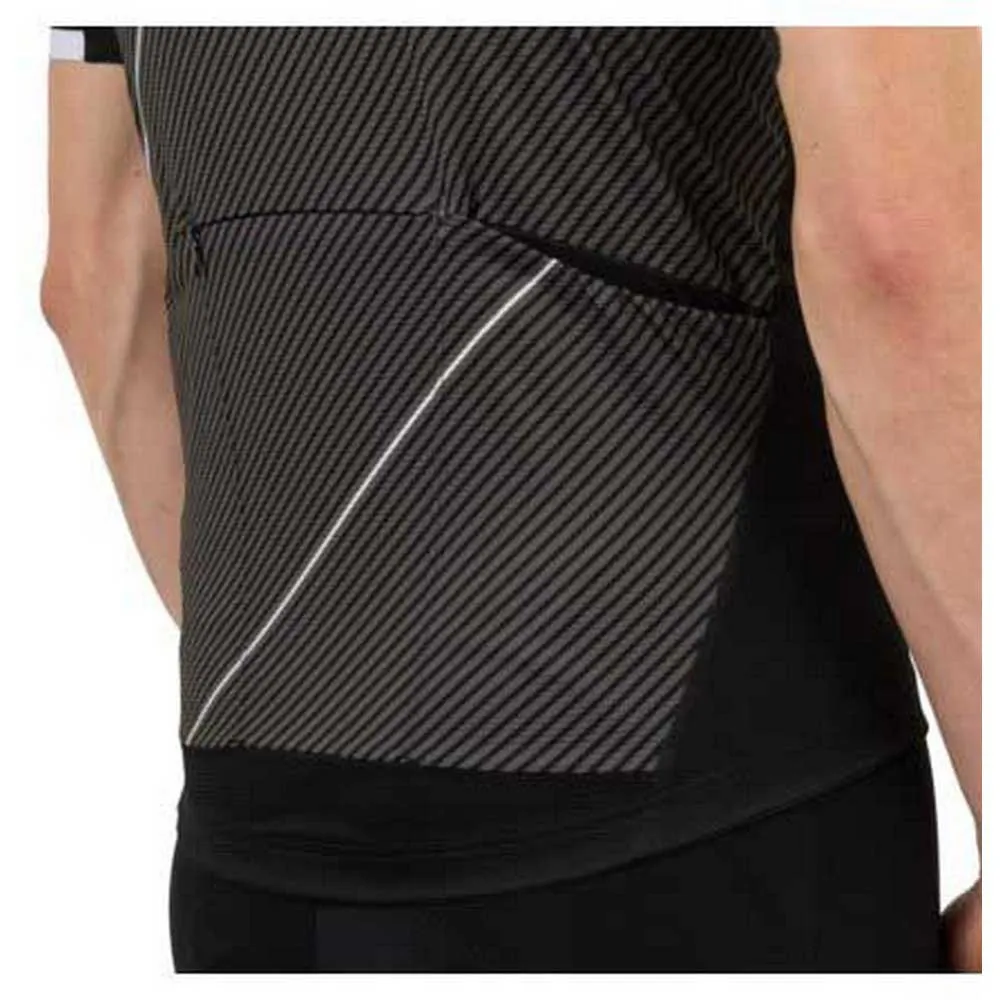 AGU Stripe Kort Ermet Trøye, Black / grey, M AGU Stripe Kort Ermet Trøye, Black / grey, M