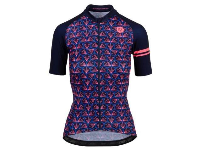AGU Trend Tile Kortermet Jersey Dame, Blå/svart, XL