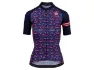 AGU Trend Tile Kortermet Jersey Dame, Blå/svart, XL