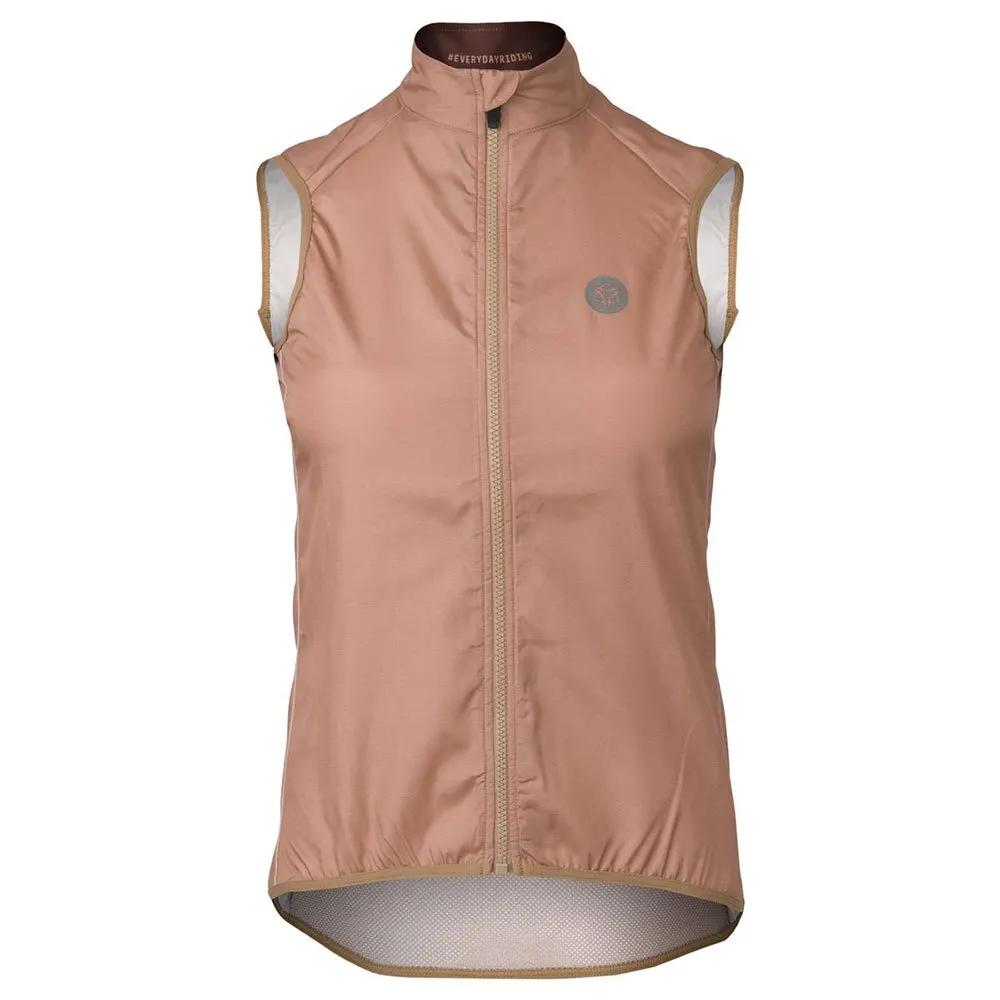 AGU Wind Leather Vest, Brown