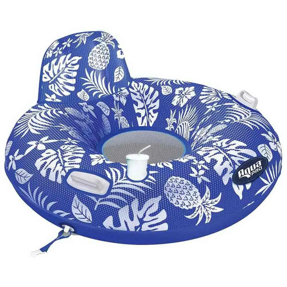Aguapro Supreme Lake Tube Bademadrass unisex, Blue / white, 122cm Aguapro Supreme Lake Tube Bademadrass unisex, Blue / white, 122cm