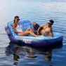 Aguapro Ultra Polstret 2 Personers Komfortlounge unisex, Blue / white, 127 x 163cm
