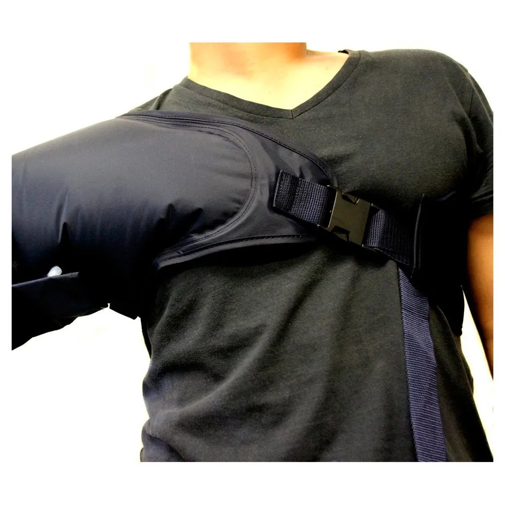 Air Relax Pressoterapi Arm Mansjett, Navy blue / black, One Size