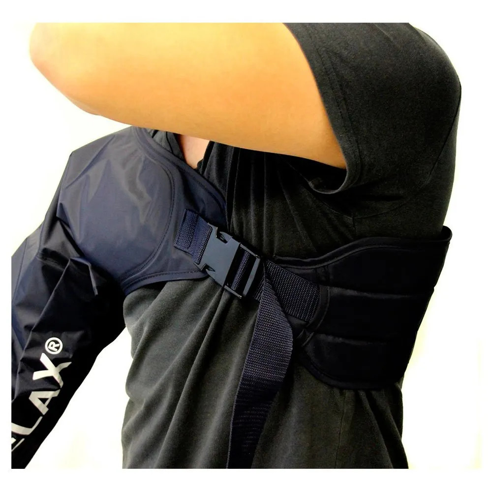 Air Relax Pressoterapi Arm Mansjett, Navy blue / black, One Size
