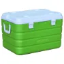 Akami Cb 60l Stiv Bærbar Kjøleboks, Green / white, 63.7 x 39.7 x 43.2cm