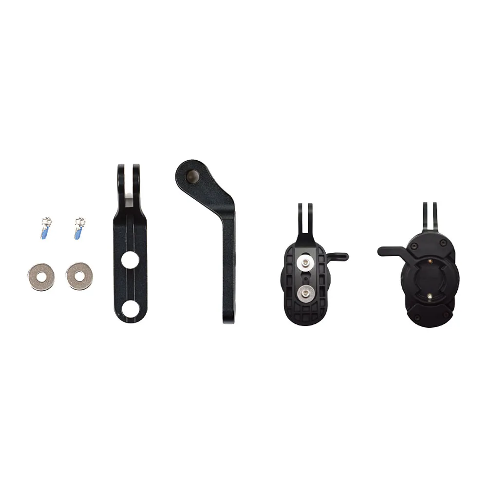Akro Adapter Bak Garmin Varia 715 Lang Universell Sykkellysbrakett, Black, One Size