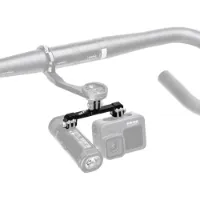 Akro Dobbel Forlengelsesbrakett For Styre Til Sykkel 110mm