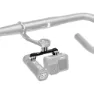 Akro Dobbel Forlengelsesbrakett For Styre Til Sykkel 110mm, Black, One Size