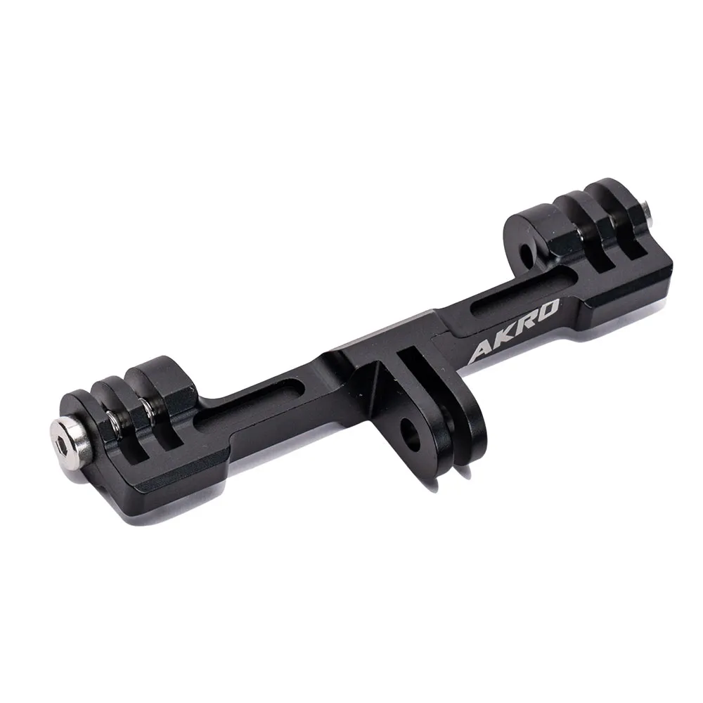 Akro Dobbel Forlengelsesbrakett For Styre Til Sykkel 110mm, Black, One Size