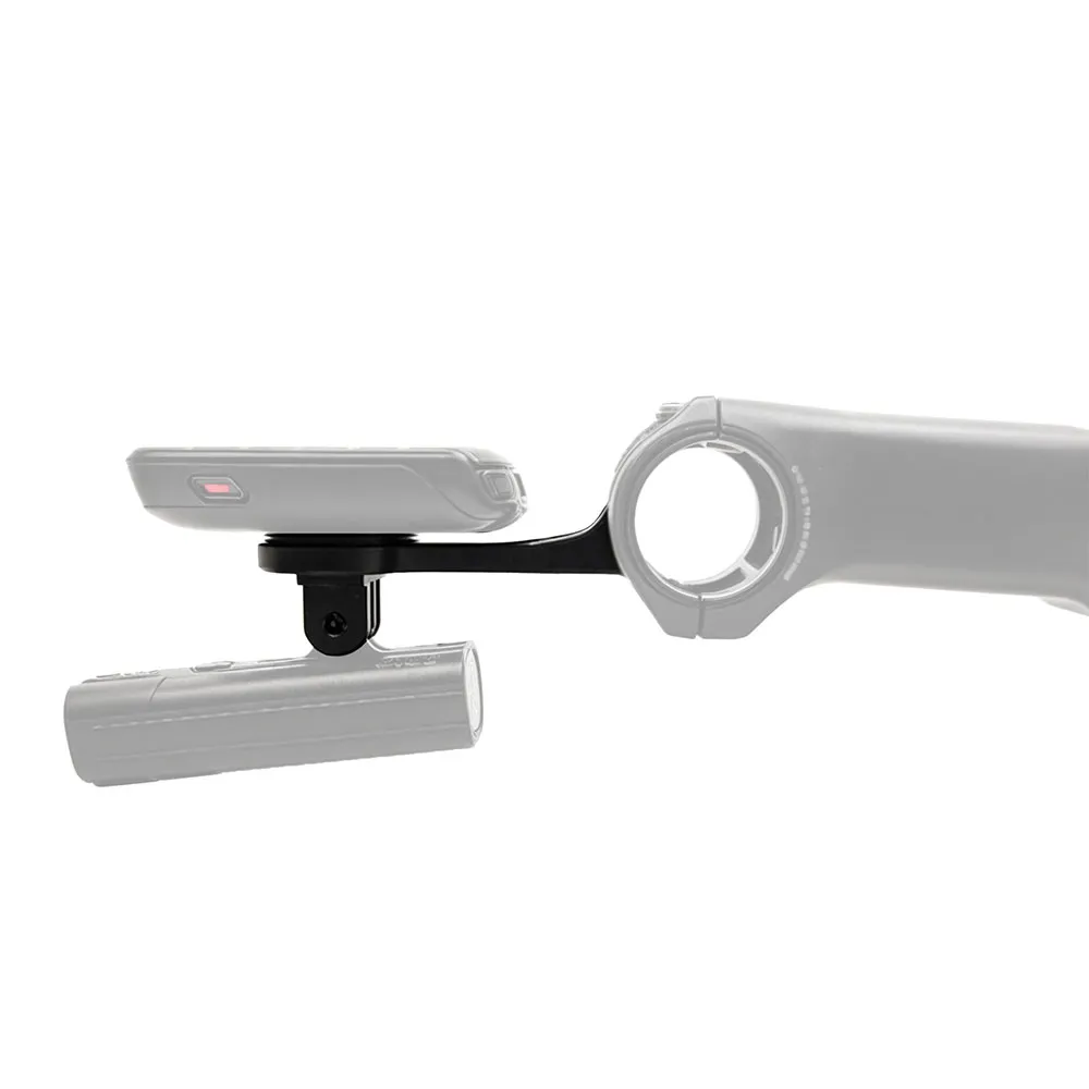 Akro Spesialisert Dobbel Frontmontert Styrefeste For Sykkel, Black, One Size