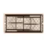 Aktive 121.5x61x74 Cm Folding Bord, Brown, One Size
