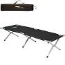 Aktive 190x64 Cm Camping Seng, Black, One Size