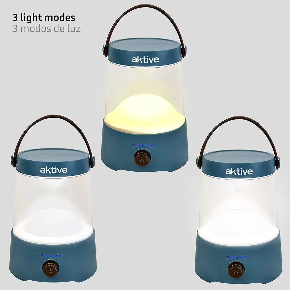 Aktive 2-i-1 63077 Led Campinglampe Usb Oppladbar Dimbar 400 Lumens, Multicolour, One Size Aktive 2-i-1 63077 Led Campinglampe Usb Oppladbar Dimbar 400 Lumens, Multicolour, One Size