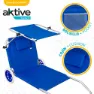 Aktive 2-i-1 Sammenleggbar Strandstol 6x117x6 Cm Refurbished unisex, Blue, One Size
