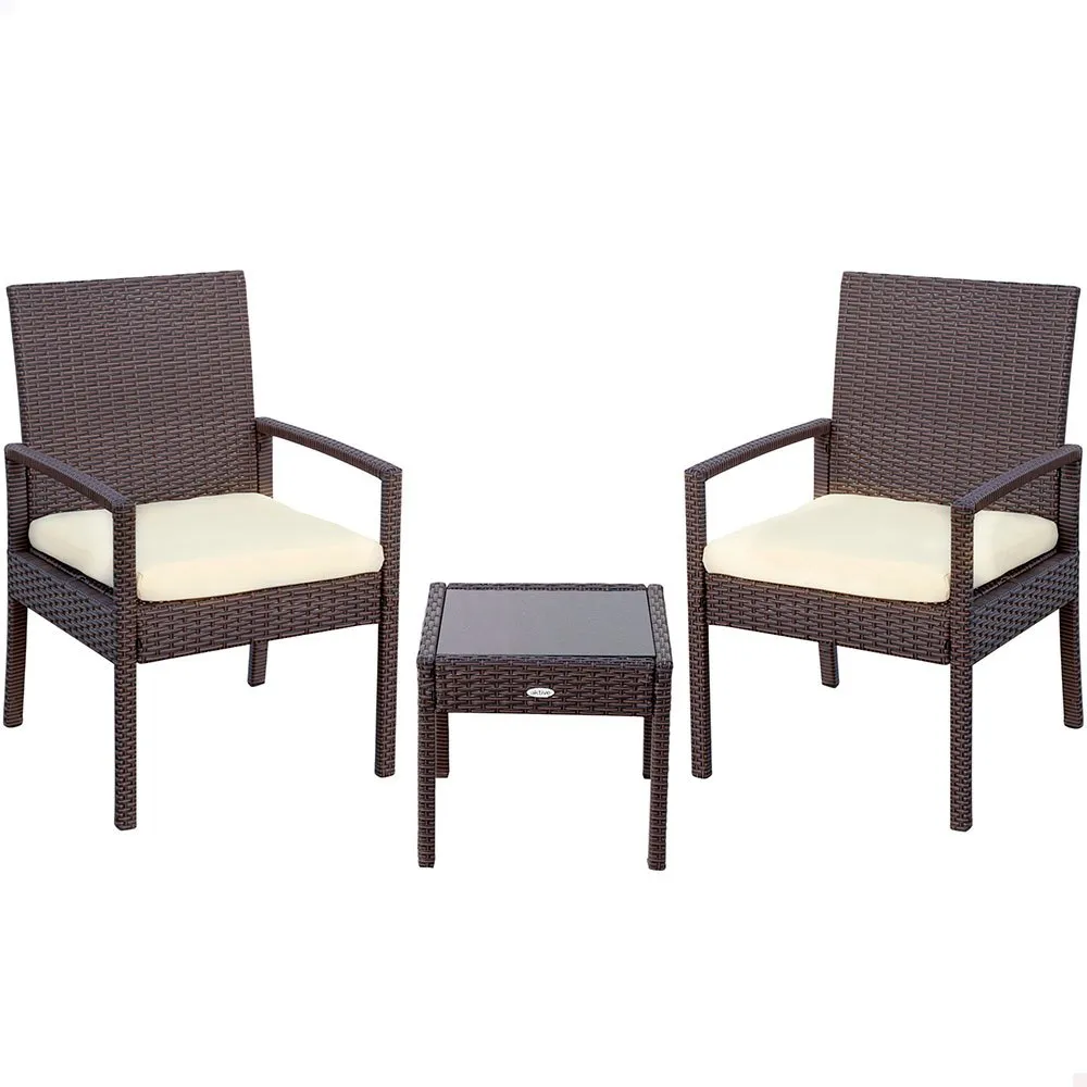 Aktive 2 Lenestoler Med Bord unisex, Black, One Size Aktive 2 Lenestoler Med Bord unisex, Black, One Size