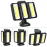 Aktive 3-i-1 61568 Trippel Utendørs Led-spotlight Usb Og Powerbank 1500 Lumens, Multicolour, One Size