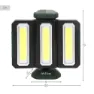 Aktive 3-i-1 61568 Trippel Utendørs Led-spotlight Usb Og Powerbank 1500 Lumens, Multicolour, One Size