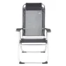 Aktive 44.5x55x103 Cm Aluminium Multiposisjons Sammenleggbar Stol unisex, Grey, One Size