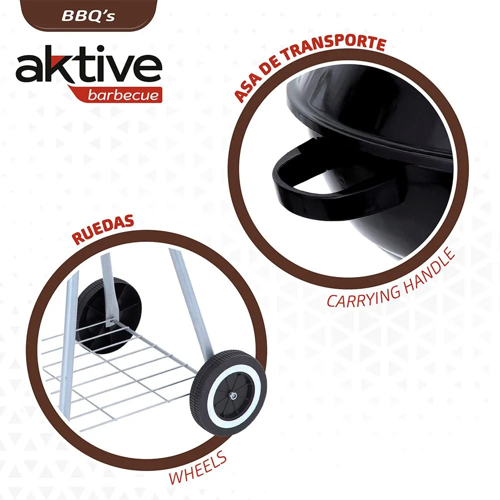 Aktive 46 Cm Grill unisex, Black, One Size