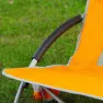 Aktive 46x51x67 Cm Lav Aluminiums Sammenleggbar Stol unisex, Orange, One Size