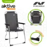Aktive 54x57x91 Cm Folding Stol Refurbished