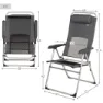 Aktive 55x63x114 Cm Aluminium Multiposisjons Sammenleggbar Stol Refurbished unisex, Multicolour, One Size