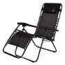 Aktive 61142 Sammenleggbar Stol 0 Tyngdekraft Multiposisjon unisex, Black, One Size