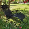 Aktive 61142 Sammenleggbar Stol 0 Tyngdekraft Multiposisjon unisex, Black, One Size