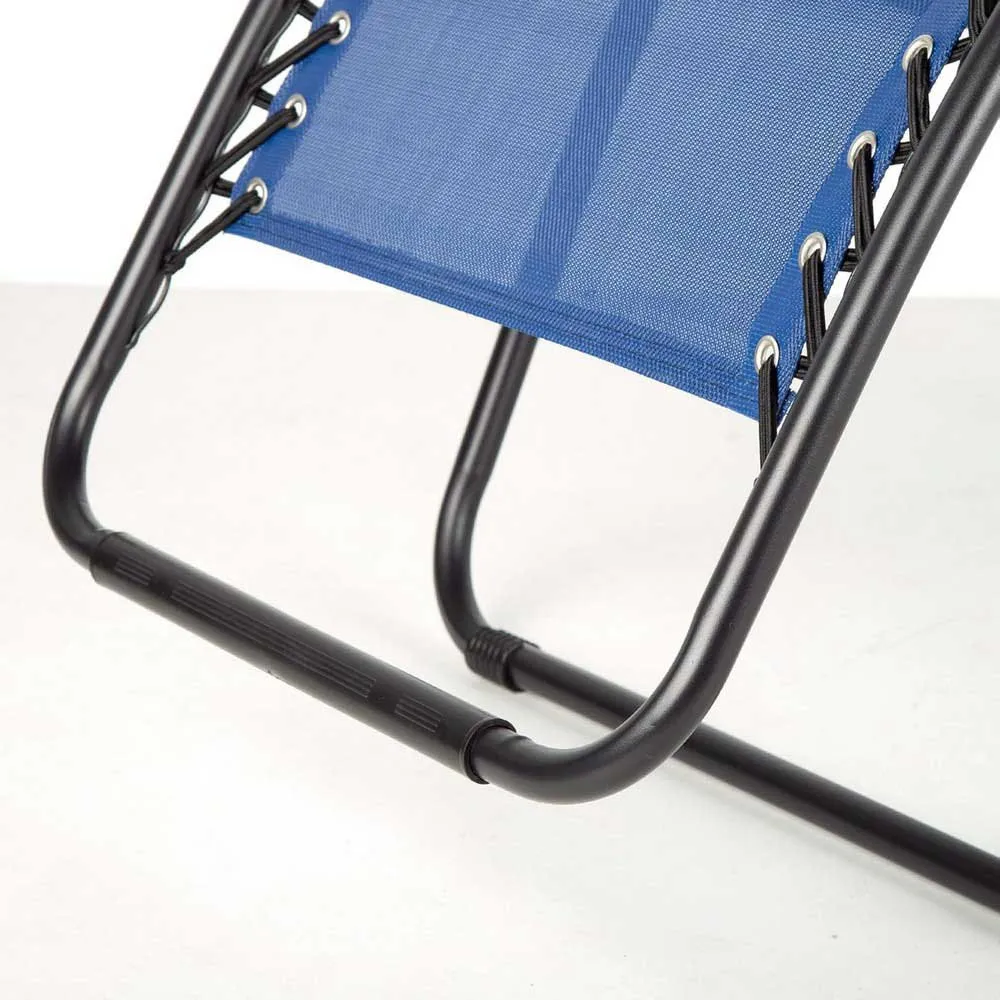 Aktive 61143 Sammenleggbar Stol 0 Tyngdekraft Multiposisjon unisex, Blue, One Size