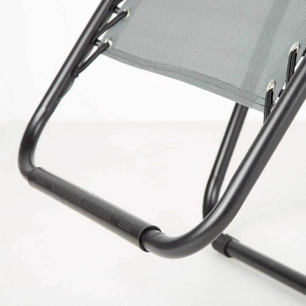 Aktive 61144 Sammenleggbar Stol 0 Tyngdekraft Multiposisjon unisex, Grey, One Size