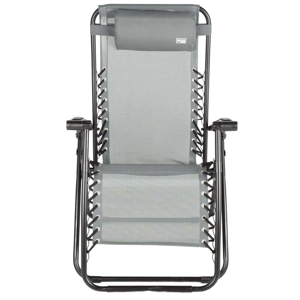 Aktive 61144 Sammenleggbar Stol 0 Tyngdekraft Multiposisjon unisex, Grey, One Size