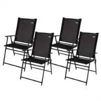 Aktive 61146 Slim 4 Units Foldbar Utendørsstol