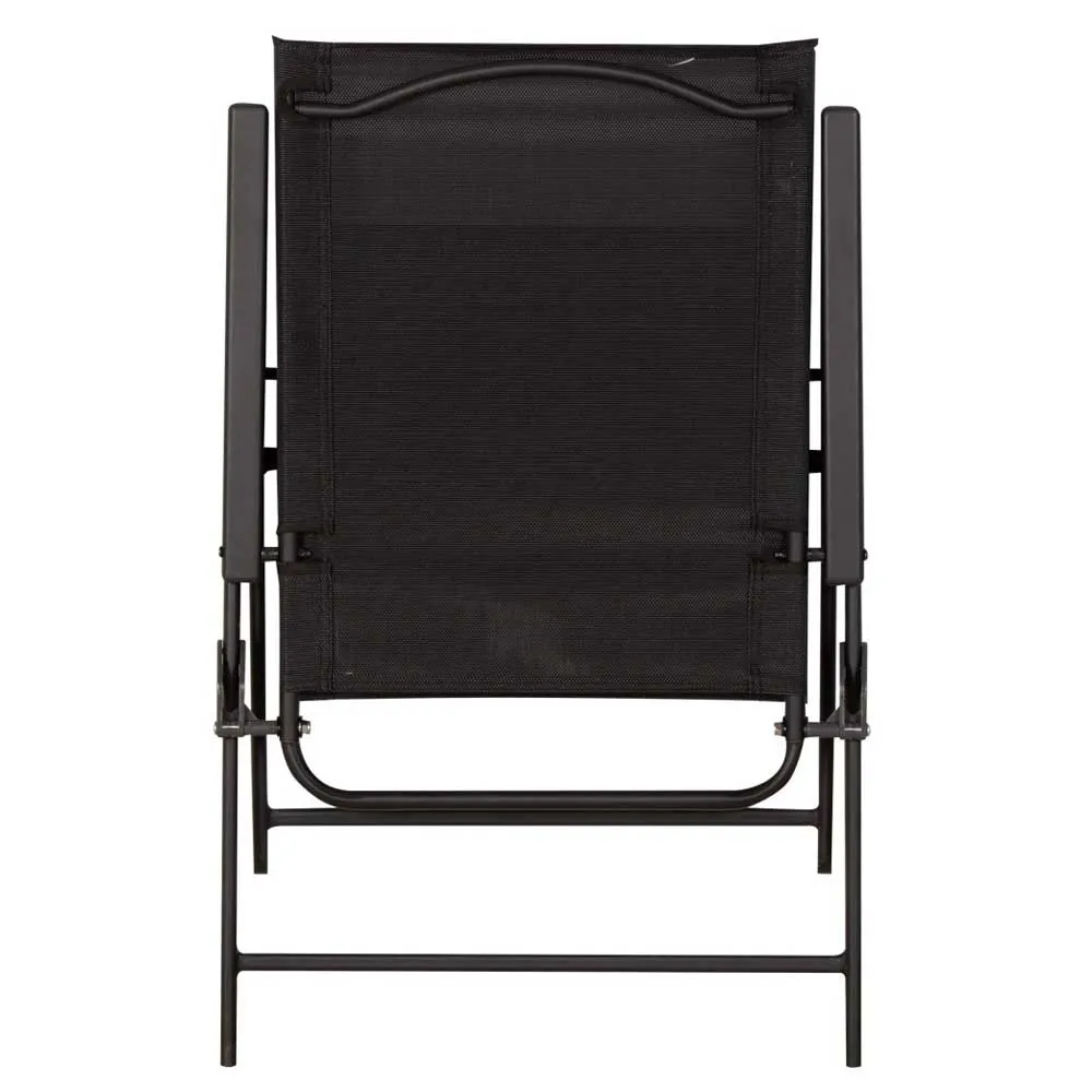 Aktive 61146 Slim 4 Units Foldbar Utendørsstol, Black, One Size