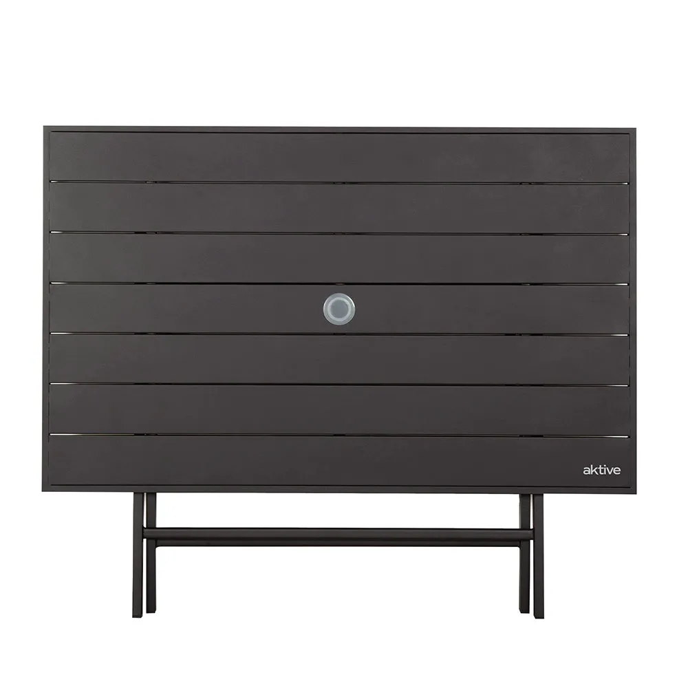 Aktive 61148 Sammenleggbart Campingbord unisex, Multicolour, 121 x 75 x 69cm