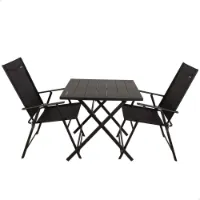 Aktive 61149 Table+2 Armchairs Foldbart Utendørssett Aktive 61149 Table+2 Armchairs Foldbart Utendørssett