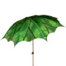 Aktive 62326 Uv40 Ø Vippbar Strandparasoll 200 Cm unisex, Leaves, One Size