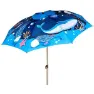 Aktive 62327 Uv40 Ø Vippbar Strandparasoll 200 Cm unisex, Navy, One Size