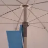 Aktive 62336 Uv50 Ø Stor Tiltbar Strandparasoll 220 Cm unisex, Blue, One Size