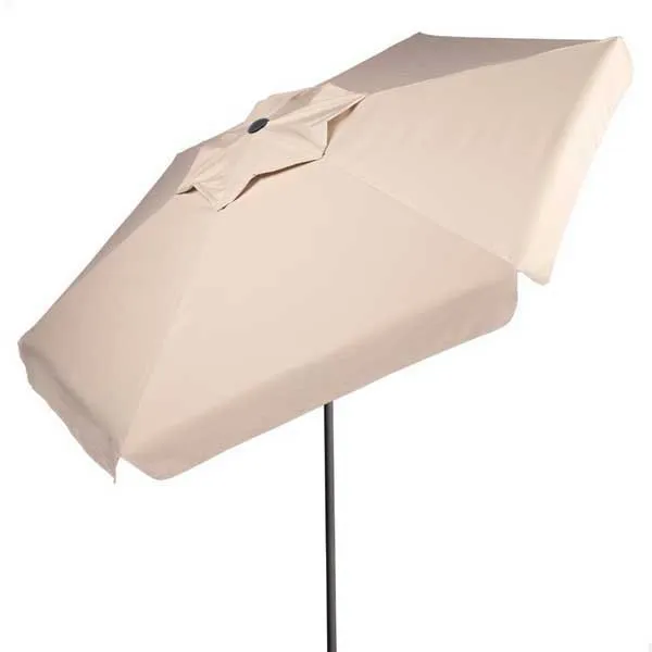 Aktive 62338 Uv50 Ø Stor Tiltbar Sekskantet Vindtett Hageparasoll 230 Cm, Beige, One Size Aktive 62338 Uv50 Ø Stor Tiltbar Sekskantet Vindtett Hageparasoll 230 Cm, Beige, One Size