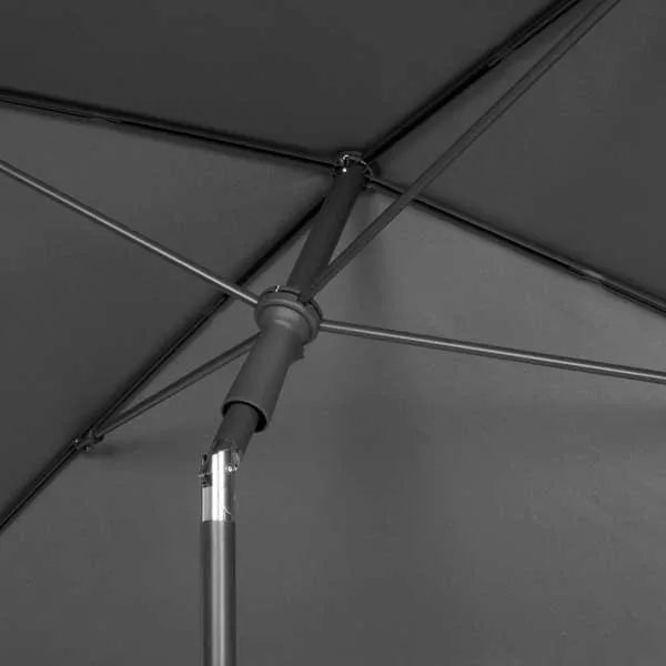 Aktive 62350 Uv30 Rektangulær Tiltbar Balkongparasoll 200x125 Cm, Anthracite, One Size Aktive 62350 Uv30 Rektangulær Tiltbar Balkongparasoll 200x125 Cm, Anthracite, One Size